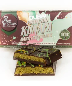 Viral Dodo Dubai Dark Chocolate Pistachio Kunafa Ultimate Chocolate Bar Experience