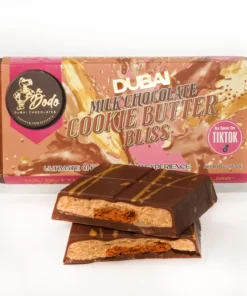 Viral Dodo Dubai Milk Chocolate Cookie Butter Bliss Ultimate Chocolate Bar Experience