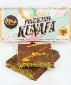 Viral Dodo Dubai Milk Chocolate Pistachio Kunafa Ultimate Chocolate Bar Experience